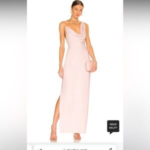 Amanda Uprichard x REVOLVE Arial Gown in Blush